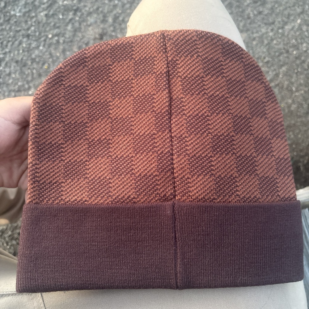 Louis Vuitton Brown Checkered Beanie - Picture 2 of 6